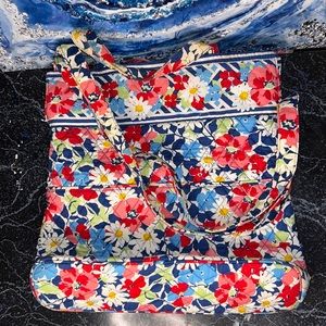 Vera Bradley Tote & Crossbody Bag color summer cottage